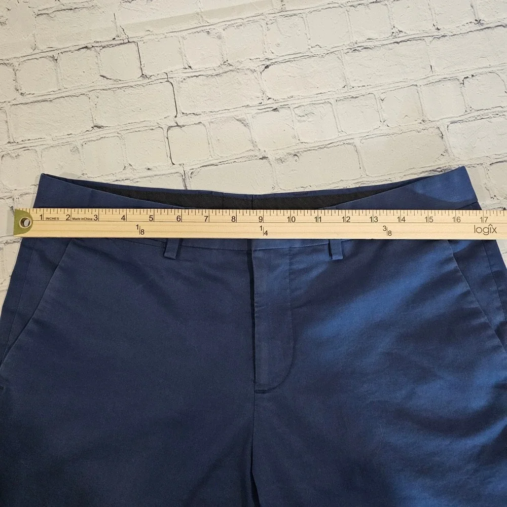 Express Photographer Navy Blue Slim Fit Dress Pants‎ Mens 31x32 Stretch Trousers